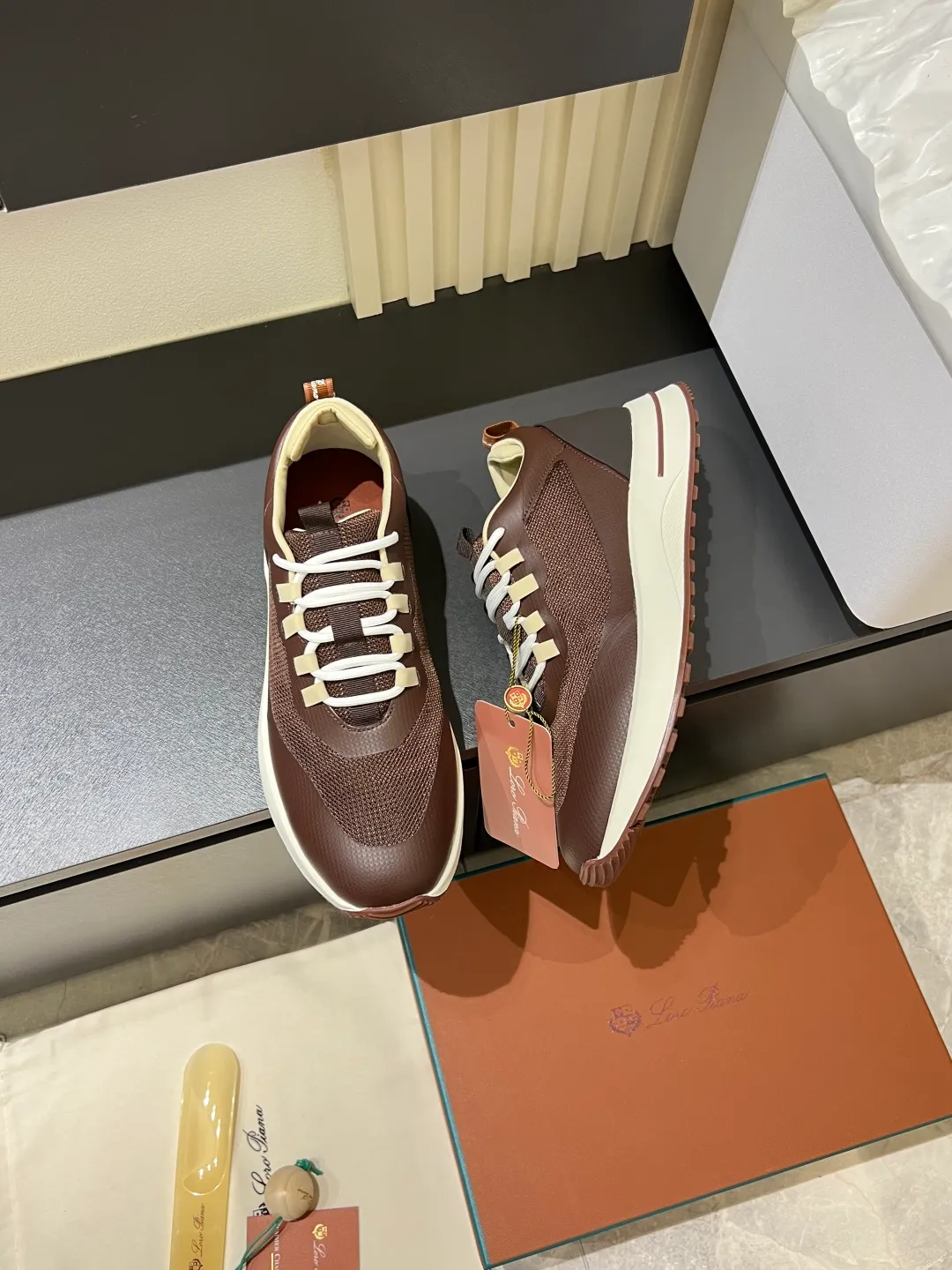 Men's men's shoes 💰p480 Loro men's shoes 💰piana niche classic jogging shoes, men's lace-up casual shoes and sneakers, high-quality lightweight and comfortable fabrics, suitable for outdoor leisure, the color scheme is young and energetic, and it looks great with sportswear or casual suits! Size: 38-44 (45 customized)